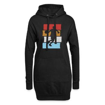 Basketteur Basketteur Sunset - Sweat-shirt à capuche long Femme - noir - Devant