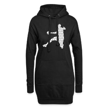 Jeux de Handball Femmes Handball Handball Hommes - Sweat-shirt à capuche long Femme - noir - Devant