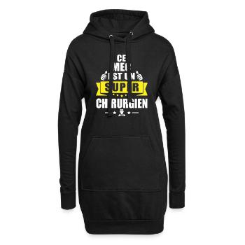ce mec est un super Chirurgien / cadeau chirurgien - Sweat-shirt à capuche long Femme - noir - Devant