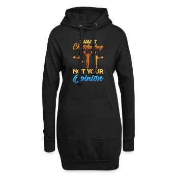 Cheerleading Team Cheerleader Entraîneur - Sweat-shirt à capuche long Femme - noir - Devant