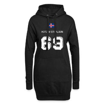 Mallorca-Gaudi: Das Kotzim Stralson Design - Hoodie-Kleid - Schwarz - Vorne