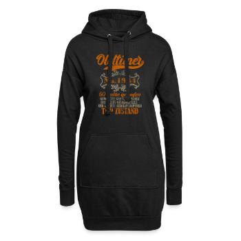1964 Vintage Geburtstag Gift Tee Retro Style - Hoodie-Kleid - Schwarz - Vorne