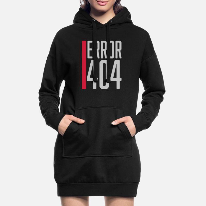 Fehler Code Error 404 Hoodie-Kleid
