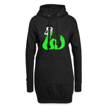 Vêtements pour femmes Savannah. - Sweat-shirt à capuche long Femme - noir - Devant