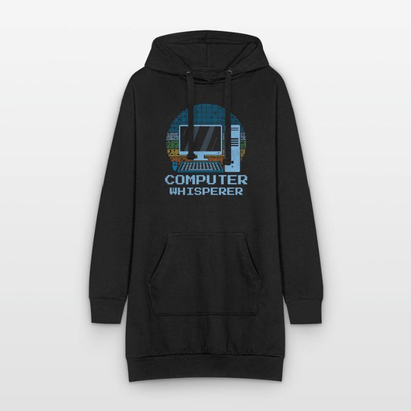 Computer Whisperer Computer Tech Support Hoodie-Kleid