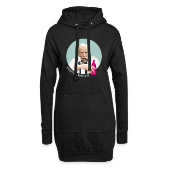 Echter Wiener - Hoodie-Kleid - Schwarz - Vorne