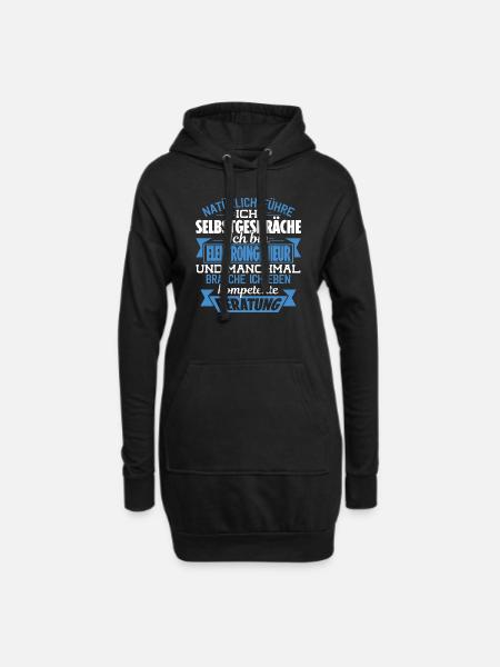 ELEKTROINGENIEUR - KOMPETENTE BERATUNG - Hoodie-Kleid - Schwarz