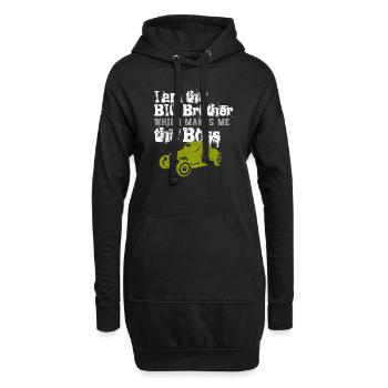 big brother - Hoodie-Kleid - Schwarz - Vorne