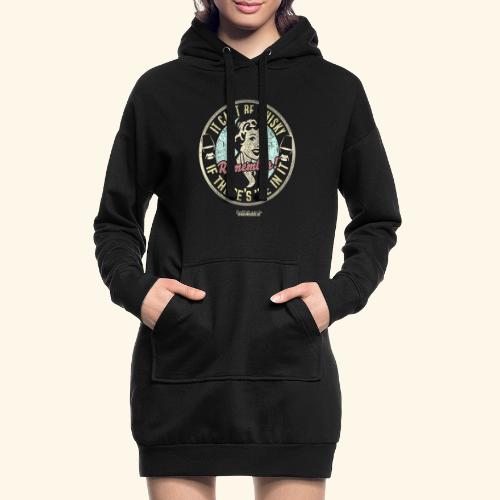 Whisky Spruch No ice Retro Style farbig - Hoodie-Kleid