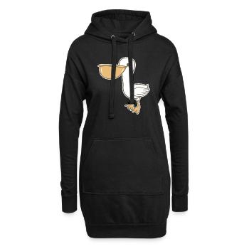 Pelican - Hoodie Dress - black - Front