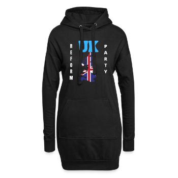 UK Reform Party - Hoodie Dress - black - Front