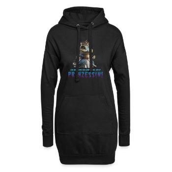 Kroko Prinzessin 03 - Hoodie-Kleid - Schwarz - Vorne