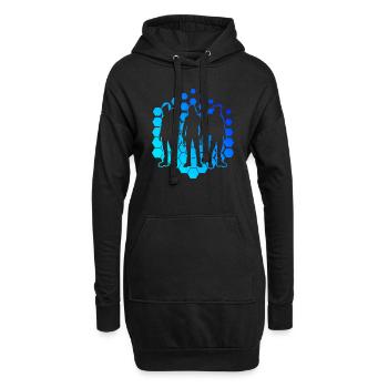 Klettern Escalade Bloc Bloc Bloc - Sweat-shirt à capuche long Femme - noir - Devant
