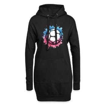 handball geschenkideen - handbälle - Hoodie-Kleid - Schwarz - Vorne