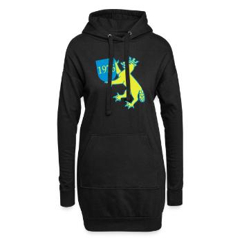 Biberacher seit 1976 - Hoodie-Kleid - Schwarz - Vorne