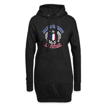 allonsenfantsSOMBRE - Sweat-shirt à capuche long Femme - noir - Devant