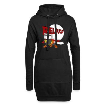 Reloucat - Sweat-shirt à capuche long Femme - noir - Devant