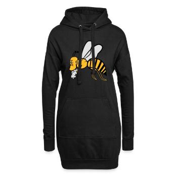 Flying-bee - Sweat-shirt à capuche long Femme - noir - Devant
