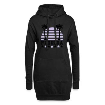 florida - Hoodie-Kleid - Schwarz - Vorne