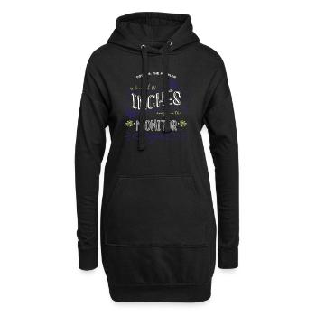 hack out gamer fingers anonymous expect us - Hoodie-Kleid - Schwarz - Vorne