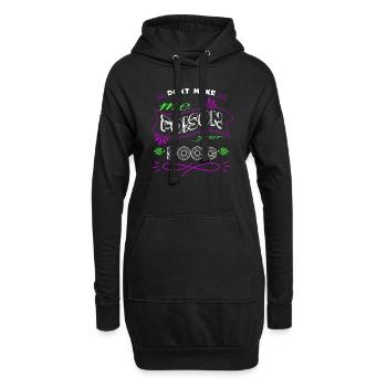 prep cook cooking chef grill cool sayings joke - Hoodie-Kleid - Schwarz - Vorne