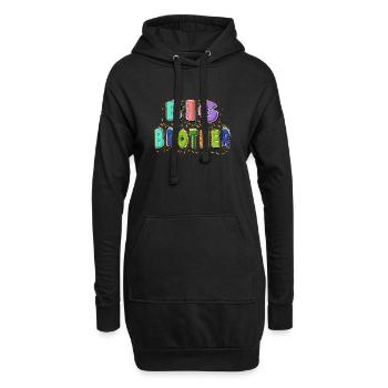 großer Bruder, Beförderung zum großen Bruder Geschenk - Hoodie-Kleid - Schwarz - Vorne