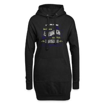 copywriter statement funny writer novelist novel - Hoodie-Kleid - Schwarz - Vorne