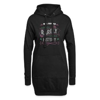 2019 All People Patriarcat Obama Citation - Sweat-shirt à capuche long Femme - noir - Devant