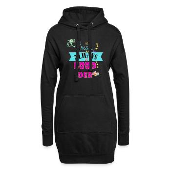 Ice Cream Power - Hoodie-Kleid - Schwarz - Vorne