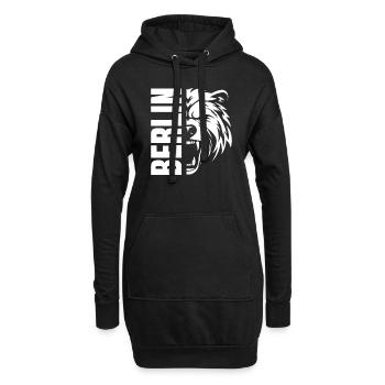 Berlin Merch - Hoodie-Kleid - Schwarz - Vorne