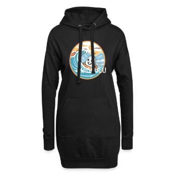Honolulu Hawaii USA Geschenk Geschenkidee - Hoodie-Kleid - Schwarz - Vorne