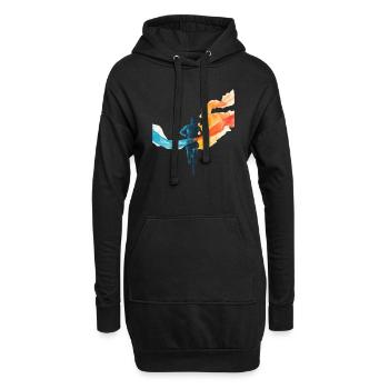 Cadeau parfait pour les athlètes d’endurance - Sweat-shirt à capuche long Femme - noir - Devant