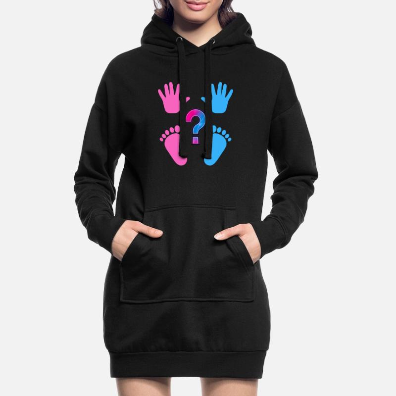 Mädchen oder Junge Hoodie-Kleid