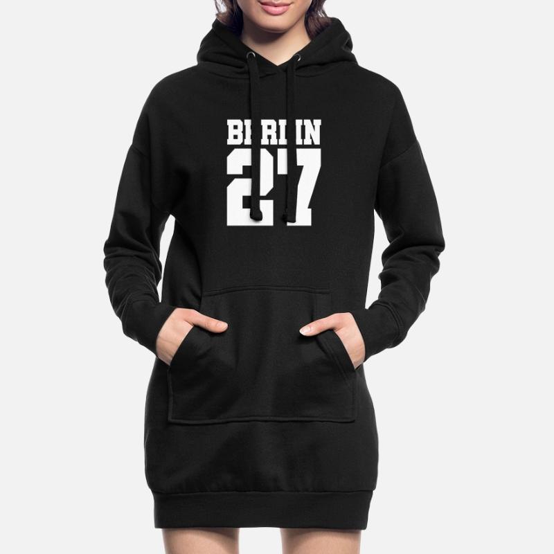 Berlin 27 - District - Postal Code - Gift Idea Hoodie Dress