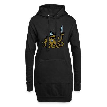Pirate Otkopus 3 - Sweat-shirt à capuche long Femme - noir - Devant