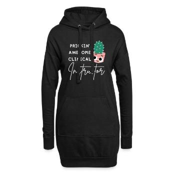 Drôles de jeux de mots Cadeaux d’instructeur en soins infirmiers cliniques - Sweat-shirt à capuche long Femme - noir - Devant
