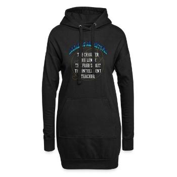 Wassermann Tierkreis und Sternzeichen Astrologie - Hoodie-Kleid - Schwarz - Vorne