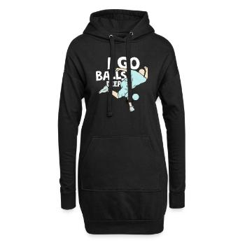 I Go Balls Deep Bowler BowlingJoueur d’équipe - Sweat-shirt à capuche long Femme - noir - Devant