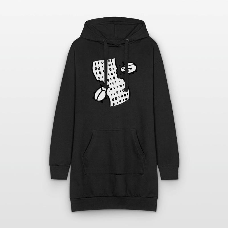 code bugs software Sweat-shirt à capuche long Femme