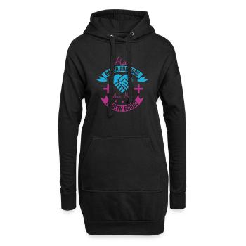 LEIDER SPECK UND EIER SIND KEINE GESUNDEN LEBENSMITTEL - Hoodie-Kleid - Schwarz - Vorne