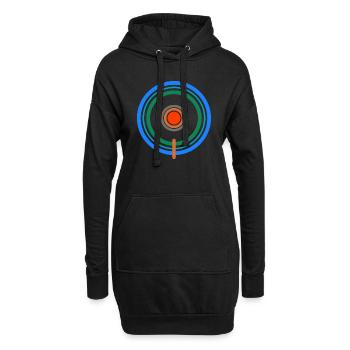 BLAUER MONTAG - Hoodie-Kleid - Schwarz - Vorne