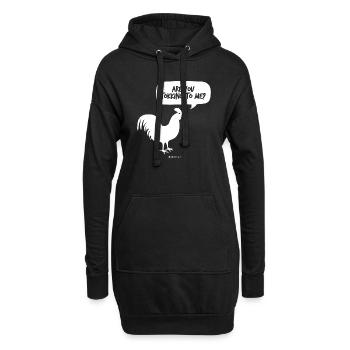 Tokking (en anglais seulement) - Sweat-shirt à capuche long Femme - noir - Devant