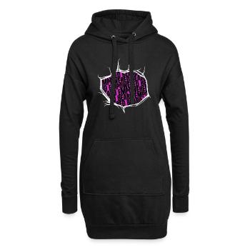 Entretien de la barbe Tendances de la pilosité faciale anniversaire - Sweat-shirt à capuche long Femme - noir - Devant