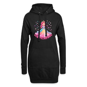 Lil Princess - Hoodie-Kleid - Schwarz - Vorne