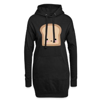 Toast - Hoodie-Kleid - Schwarz - Vorne