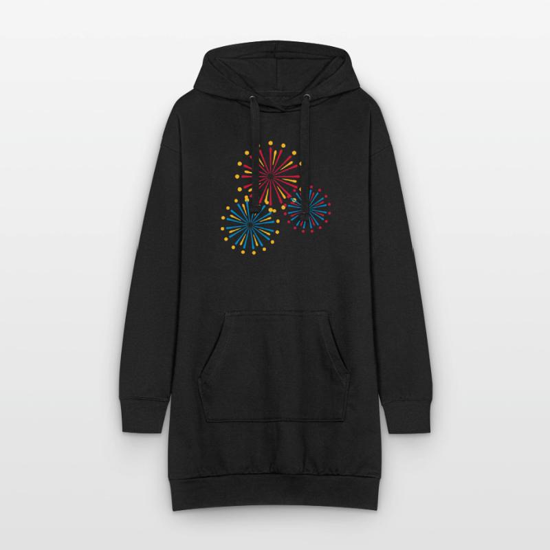 Firework Hoodie Dress