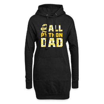 Banana Ball Python Herpetologist Ball Python Dad - Hoodie-Kleid - Schwarz - Vorne