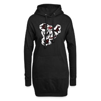 Zoffart ELCH - Hoodie-Kleid - Schwarz - Vorne
