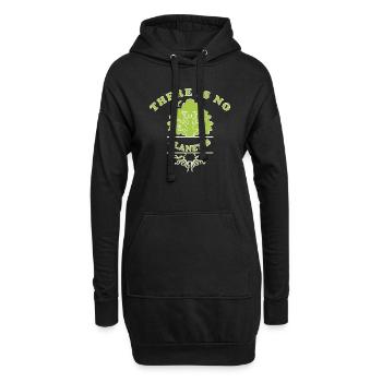 Il n’y a pas de planète B - Sweat-shirt à capuche long Femme - noir - Devant