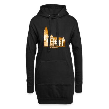 Hôtel de ville de Gladbeck Région de la Ruhr Rhénanie-du-Nord-Westphalie - Sweat-shirt à capuche long Femme - noir - Devant